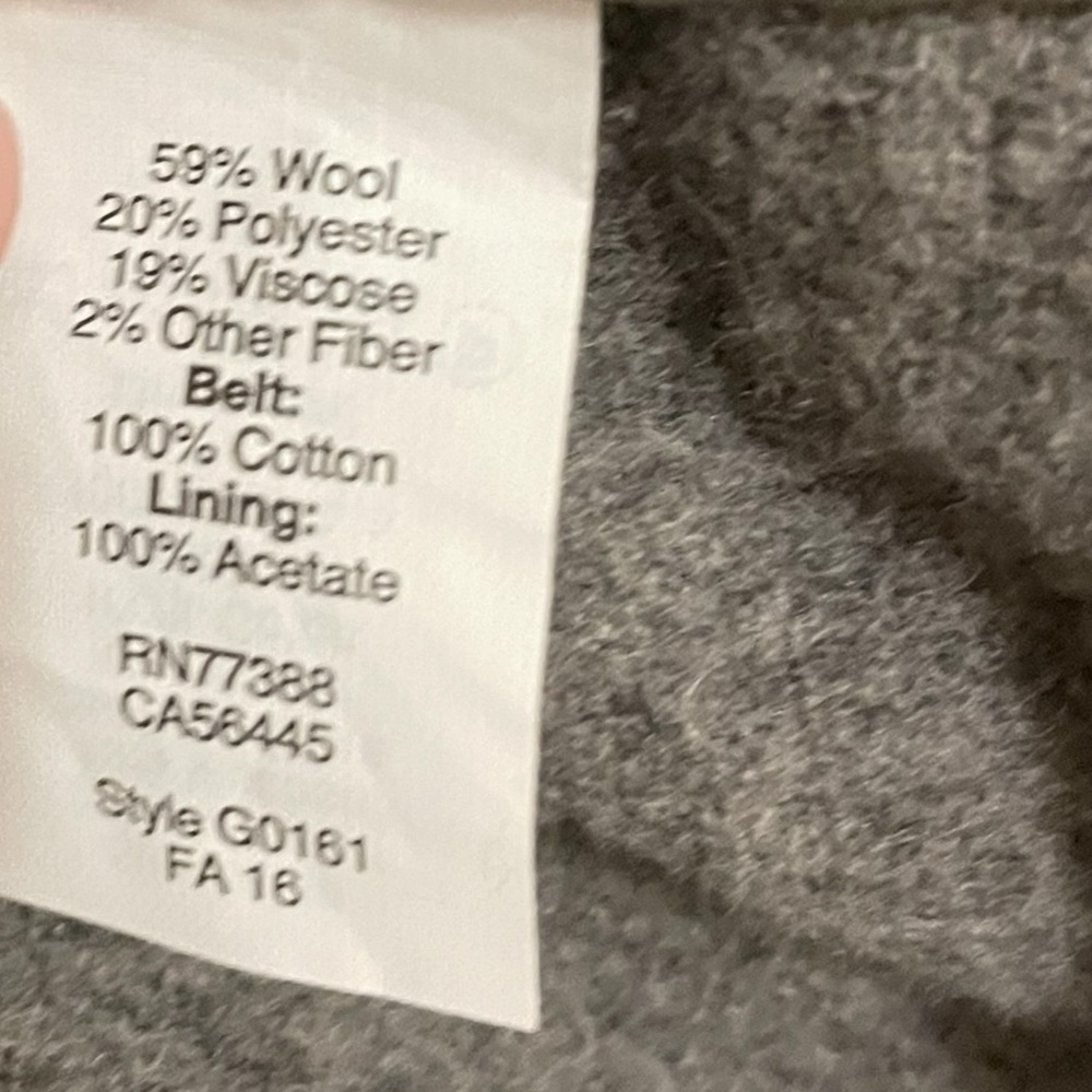 Gray Wool-Blend Boyfriend Blazer Jacket - Women - Picture 5 of 10